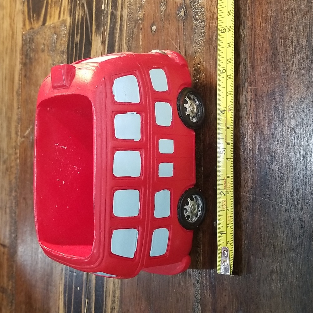 Succulent planter!  English double decker succulent planter.  ADORABLE! - Picture 5 of 12
